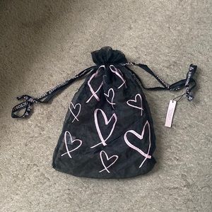 Victoria’s Secret | Heart Embroidered Mesh Lingerie Bag